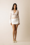 EMMA LONG SLEEVE LACE TOP