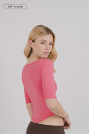 Colette 3/4 Sleeve Boat Neck Top