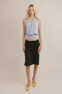 Luna Plunge Halter Top