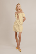 Bardot Keyhole Mini Dress