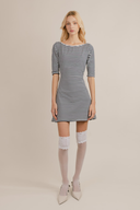 Jane 3/4 Sleeve Stripe Dress