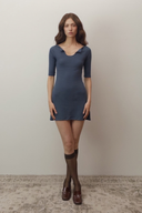 Rachel 3/4 Sleeve Mini Dress
