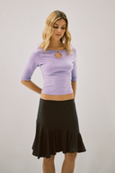 Vivienne Keyhole 3/4 Sleeve Top