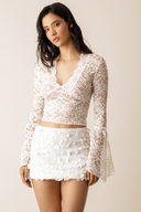 EMMA LONG SLEEVE LACE TOP
